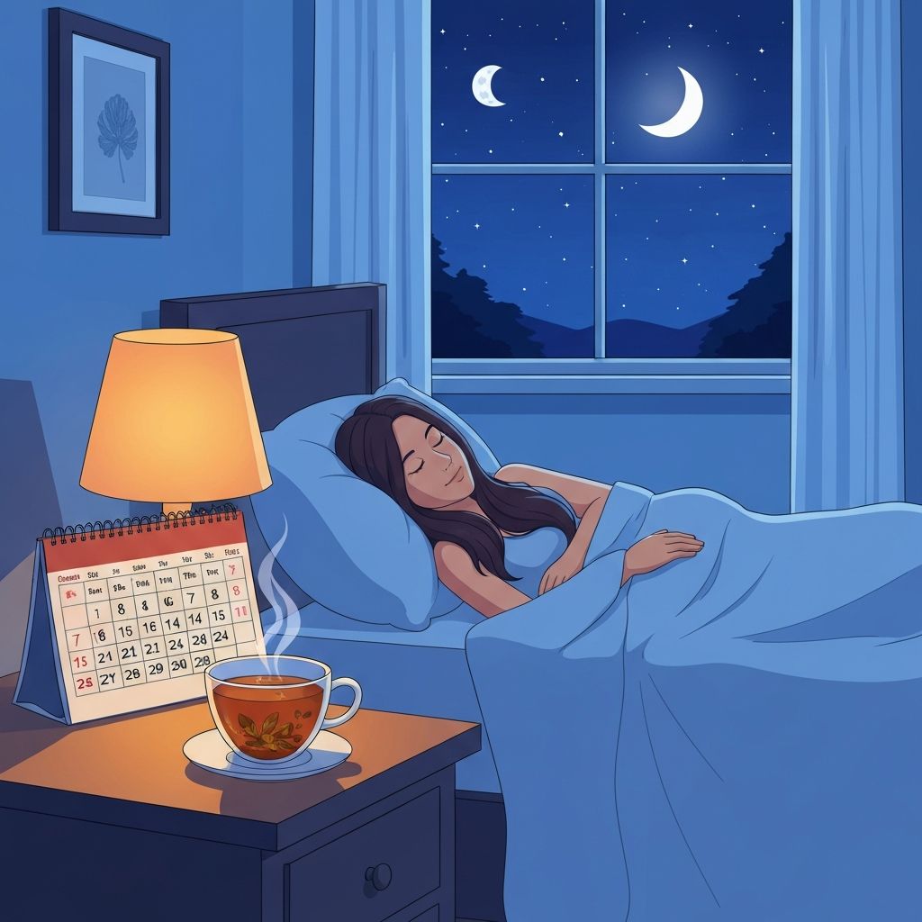 Peaceful sleep scene